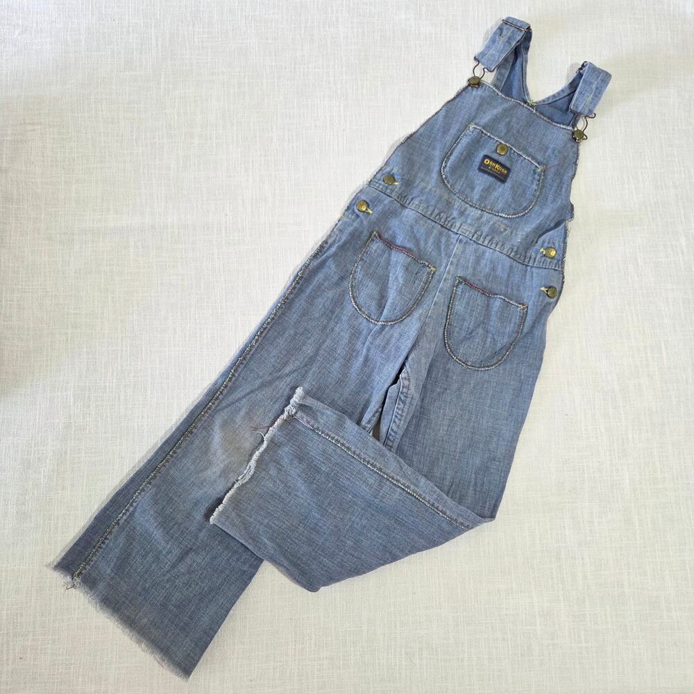 Vintage 70s Oshkosh Flared Overalls 5t/6